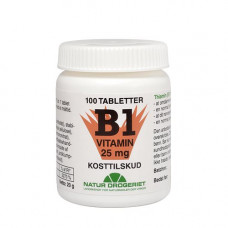 NATUR DROGERIET - Mega B1 vitamin 25 mg